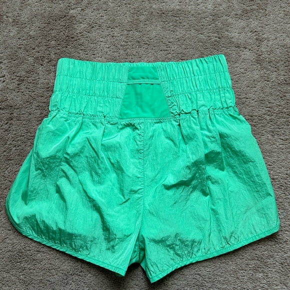 Free People Movement The Way Home Bright Green Shorts - Picture 7 of 7